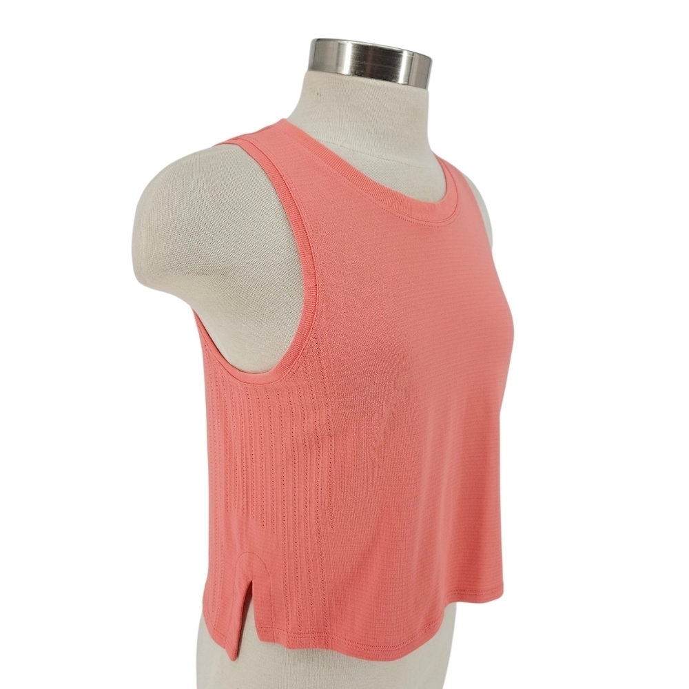 Lululemon Train To Be Peach Pink Tank Top Sleeveless Athletic Workout Shirt S/M - Picture 3 of 5